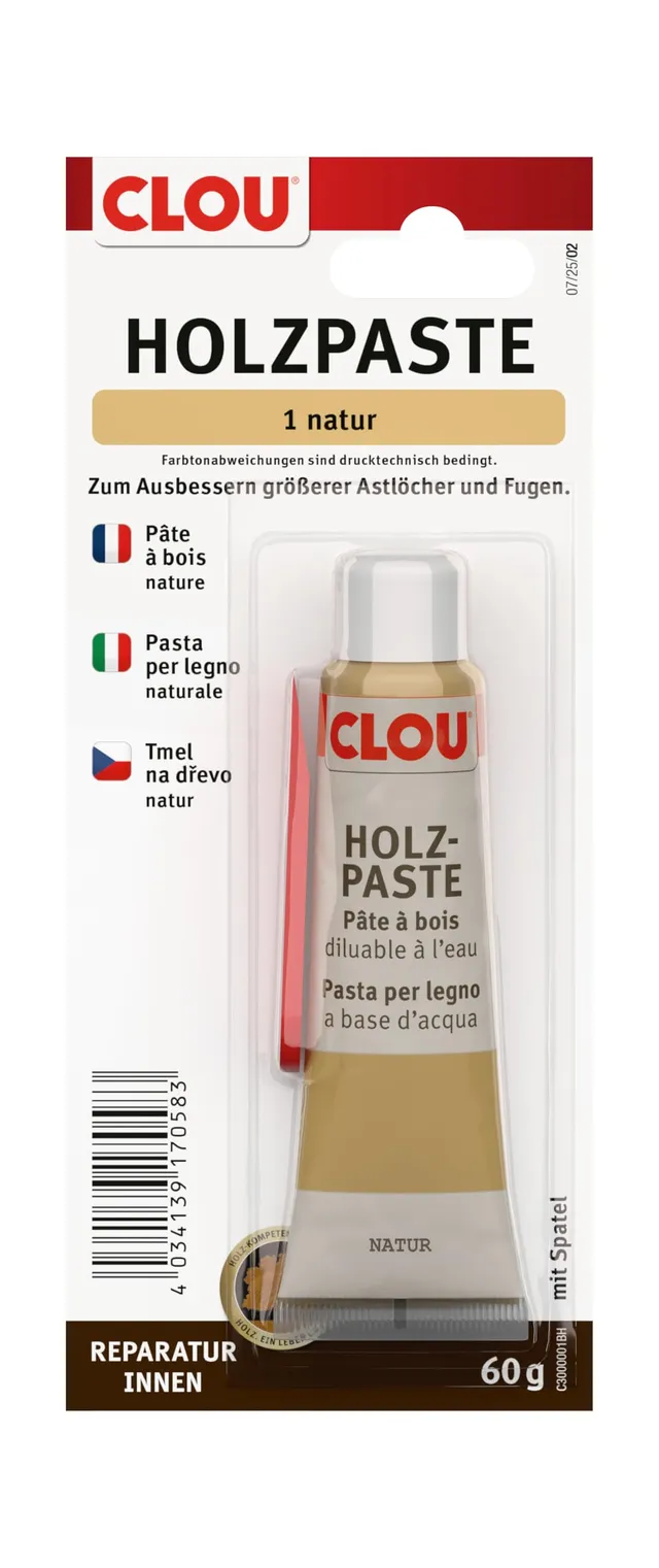 clou-holzpaste-holzspachtel-natur-60-g image 1