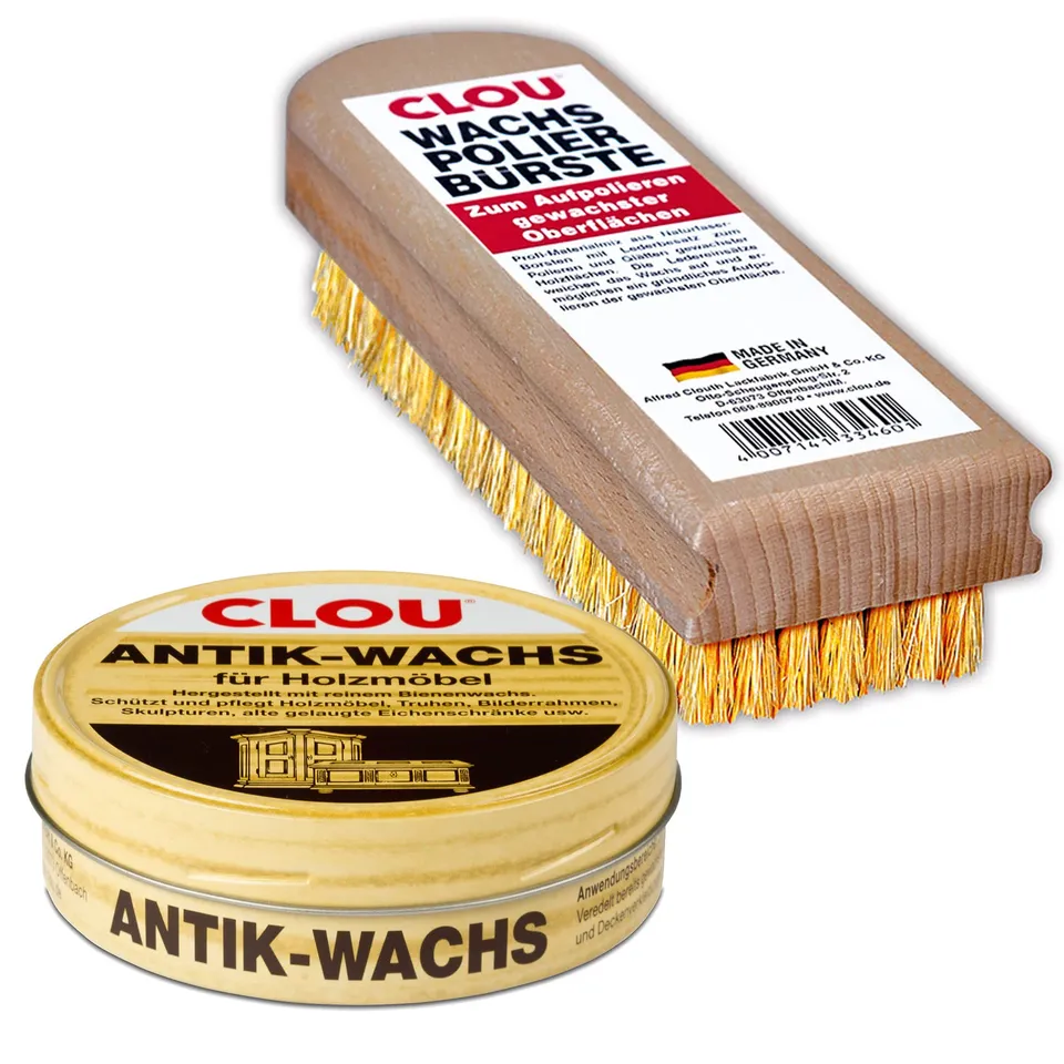 clou-antik-wachs-farblos-200-ml-mit-wachspolierb-rste image 1